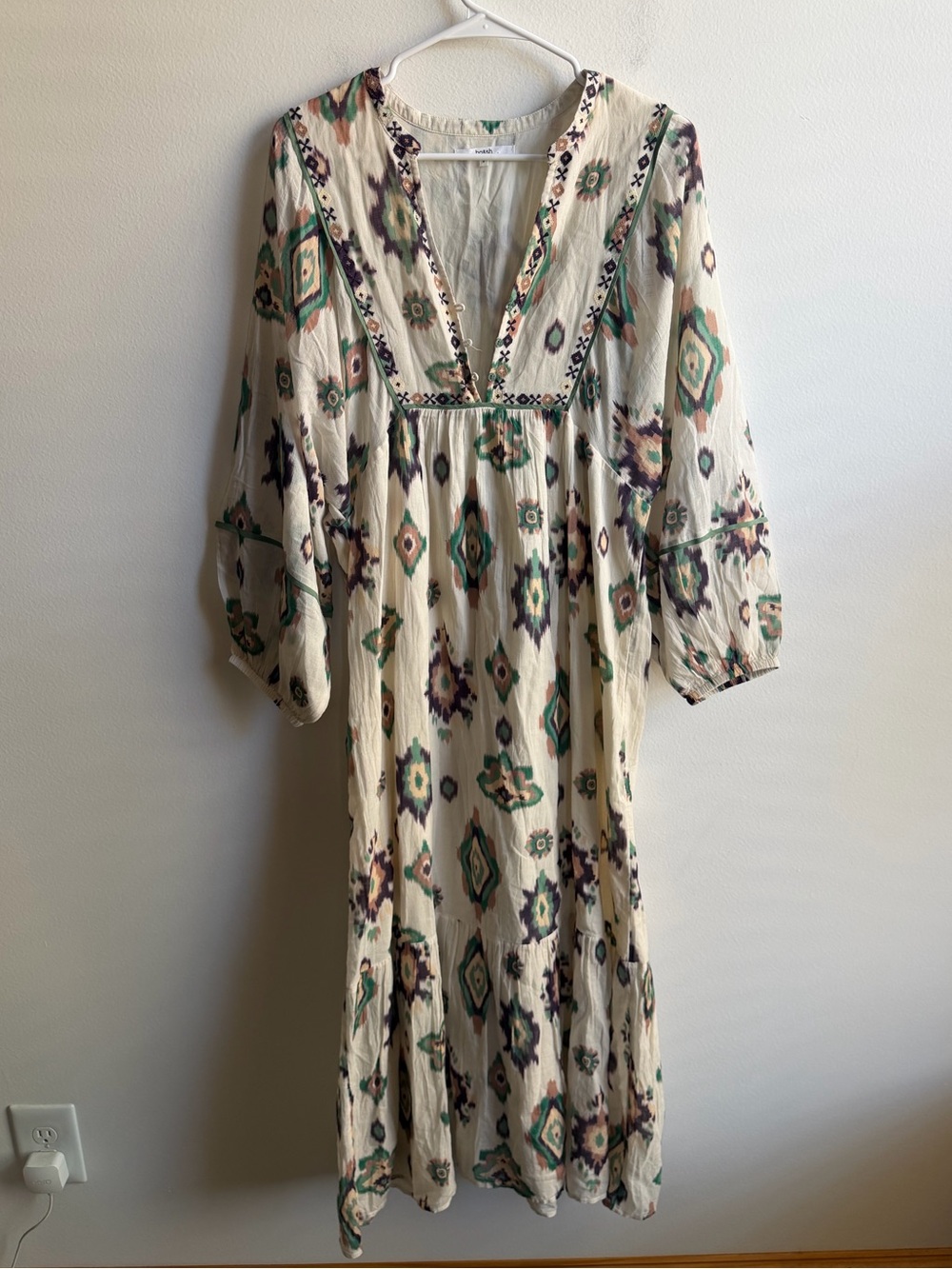 Ba&sh Oelia Dress in Ecru - Picture 3 of 6